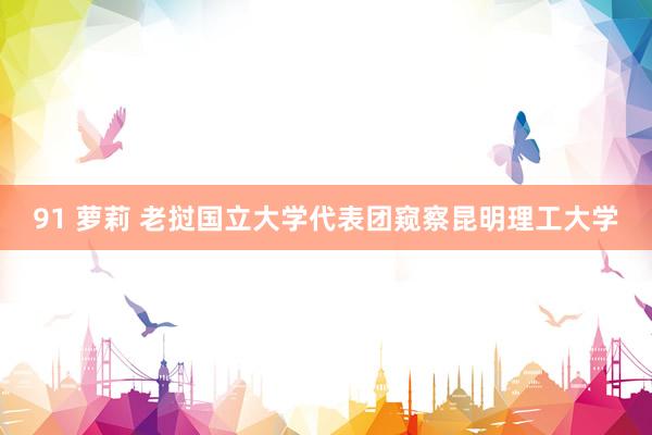 91 萝莉 老挝国立大学代表团窥察昆明理工大学