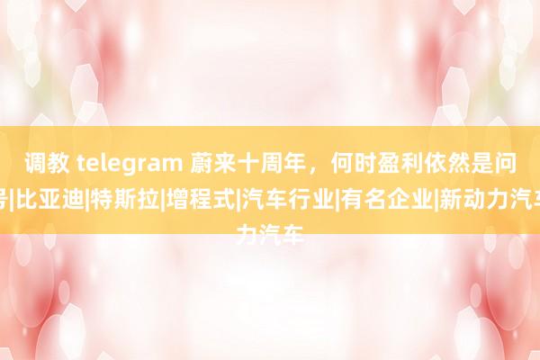 调教 telegram 蔚来十周年，何时盈利依然是问号|比亚迪|特斯拉|增程式|汽车行业|有名企业|新动力汽车