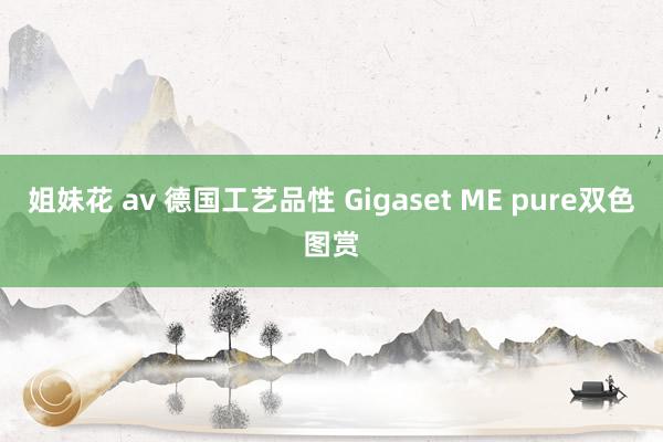 姐妹花 av 德国工艺品性 Gigaset ME pure双色图赏